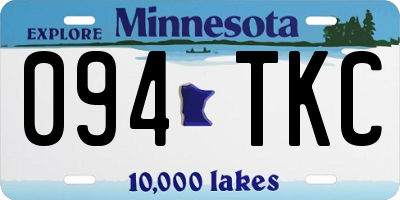 MN license plate 094TKC