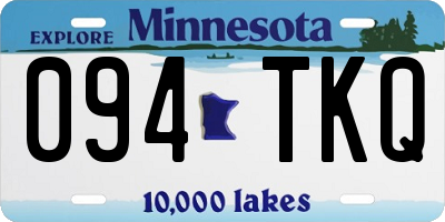 MN license plate 094TKQ