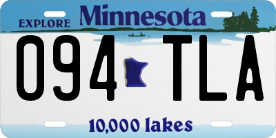 MN license plate 094TLA