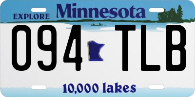 MN license plate 094TLB
