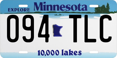 MN license plate 094TLC