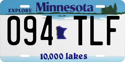 MN license plate 094TLF