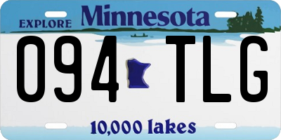 MN license plate 094TLG