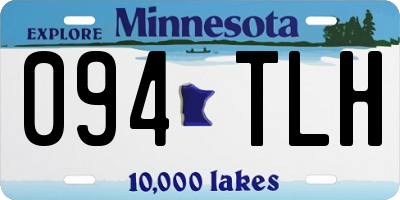 MN license plate 094TLH