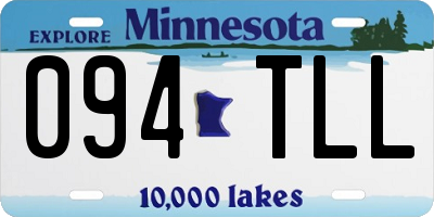 MN license plate 094TLL
