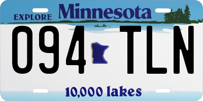 MN license plate 094TLN
