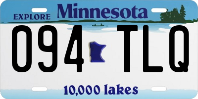 MN license plate 094TLQ