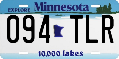MN license plate 094TLR