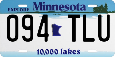 MN license plate 094TLU