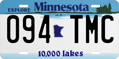MN license plate 094TMC
