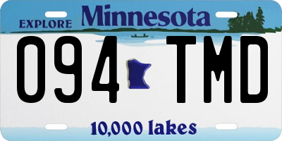 MN license plate 094TMD