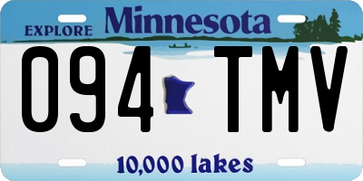 MN license plate 094TMV