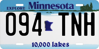 MN license plate 094TNH