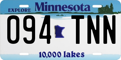 MN license plate 094TNN