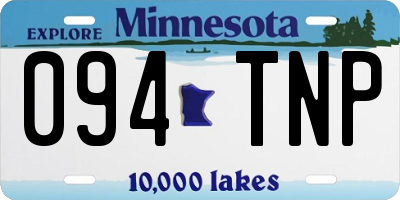 MN license plate 094TNP