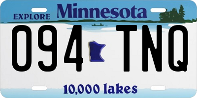 MN license plate 094TNQ