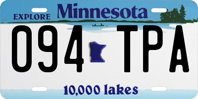 MN license plate 094TPA