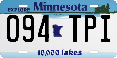 MN license plate 094TPI