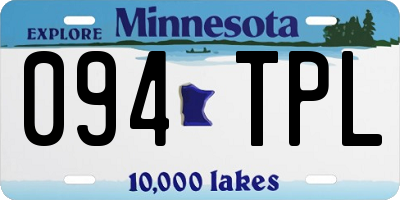MN license plate 094TPL