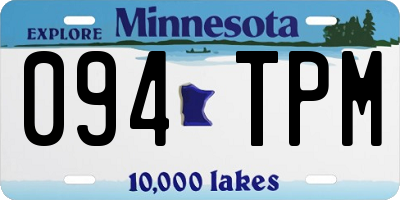 MN license plate 094TPM