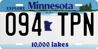 MN license plate 094TPN