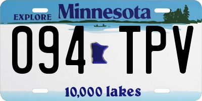 MN license plate 094TPV