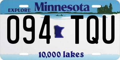 MN license plate 094TQU