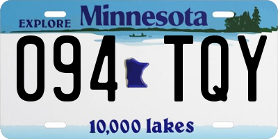 MN license plate 094TQY