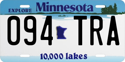 MN license plate 094TRA
