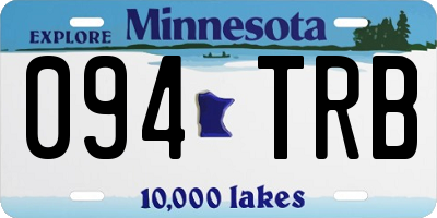 MN license plate 094TRB