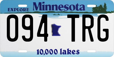 MN license plate 094TRG