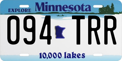 MN license plate 094TRR