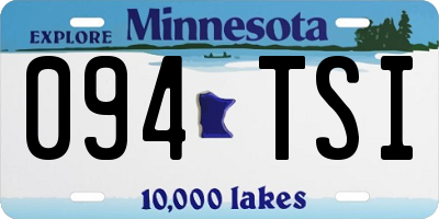 MN license plate 094TSI