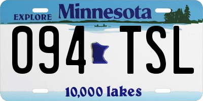 MN license plate 094TSL