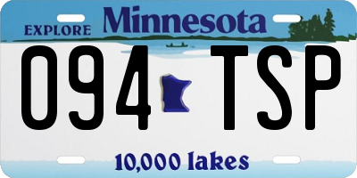 MN license plate 094TSP