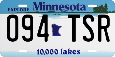 MN license plate 094TSR