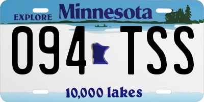 MN license plate 094TSS