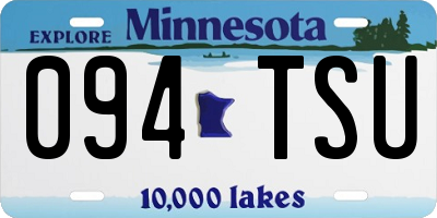 MN license plate 094TSU