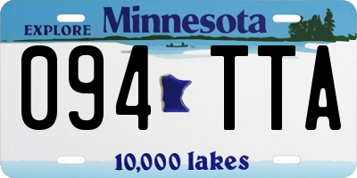 MN license plate 094TTA