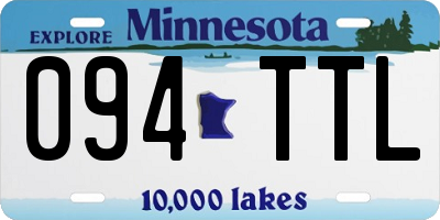 MN license plate 094TTL
