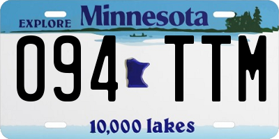MN license plate 094TTM