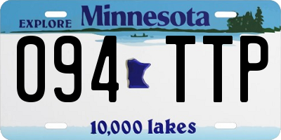 MN license plate 094TTP