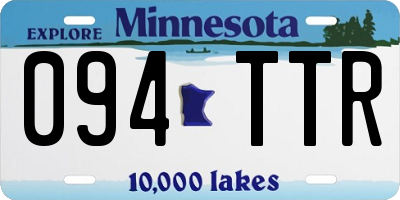 MN license plate 094TTR