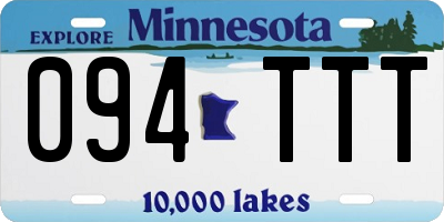 MN license plate 094TTT