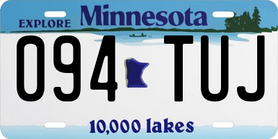 MN license plate 094TUJ