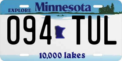 MN license plate 094TUL