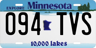 MN license plate 094TVS