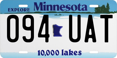 MN license plate 094UAT