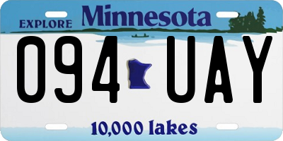MN license plate 094UAY