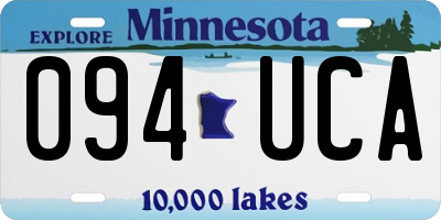 MN license plate 094UCA